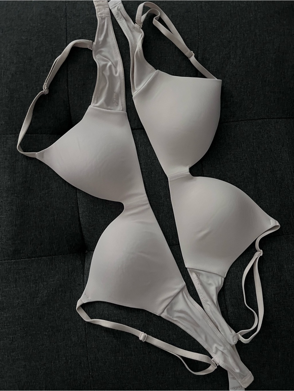 PINK Victoria's Secret Light Pink T-Shirt Bras - Set of 2